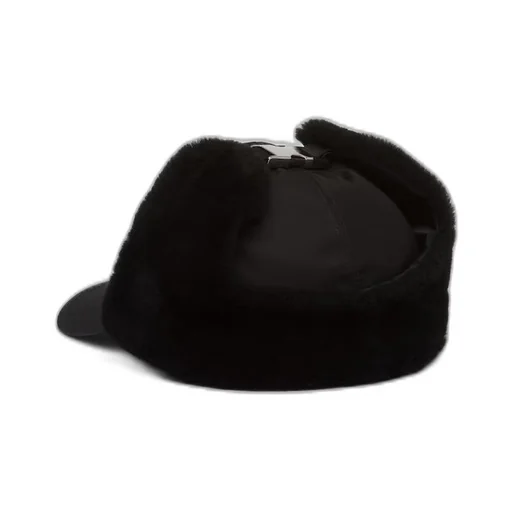 Re-Nylon and shearling hat