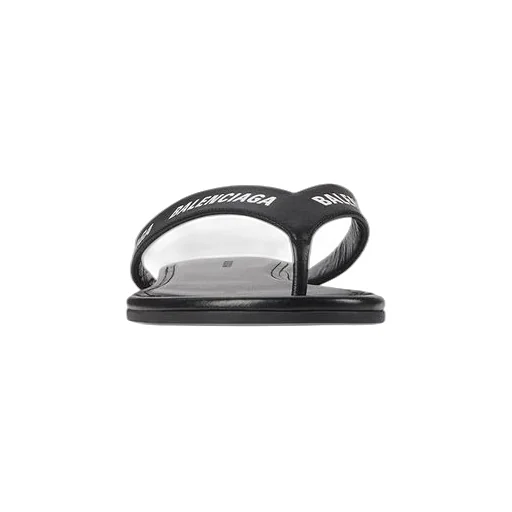 Round Printing Calfskin Sandals