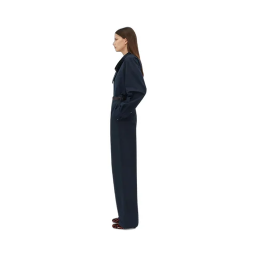 Light Cotton Twill Tapered Trousers