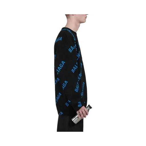 Allover Logo Crewneck Sweater