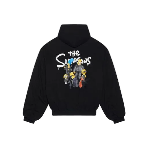 Balenciaga x The Simpsons Padded Bomber Hoodie