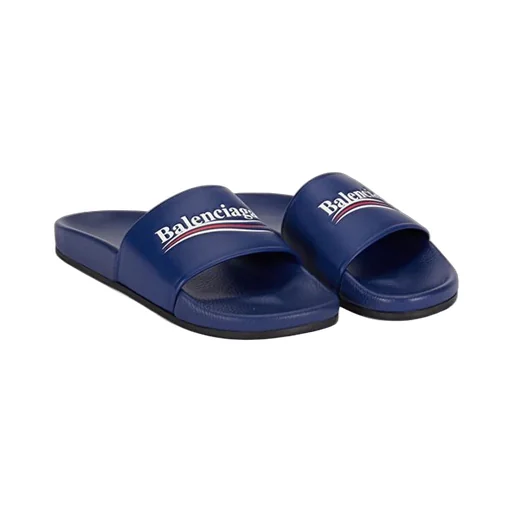 Pool Sandal Political Sandals Blue