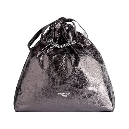 Crush Medium Tote Bag Metallized