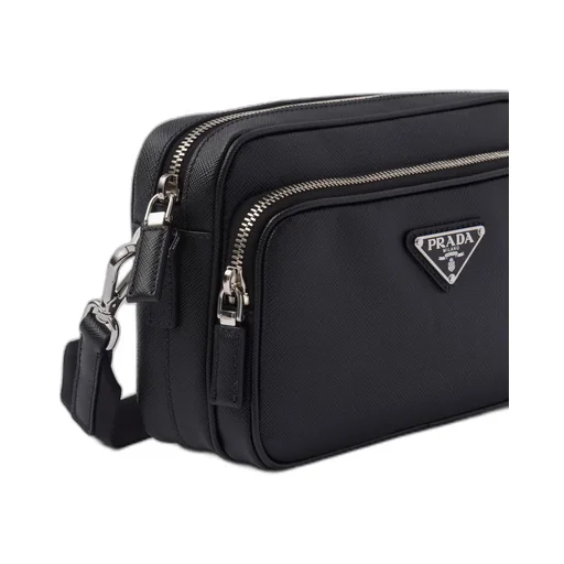 Saffiano leather shoulder bag