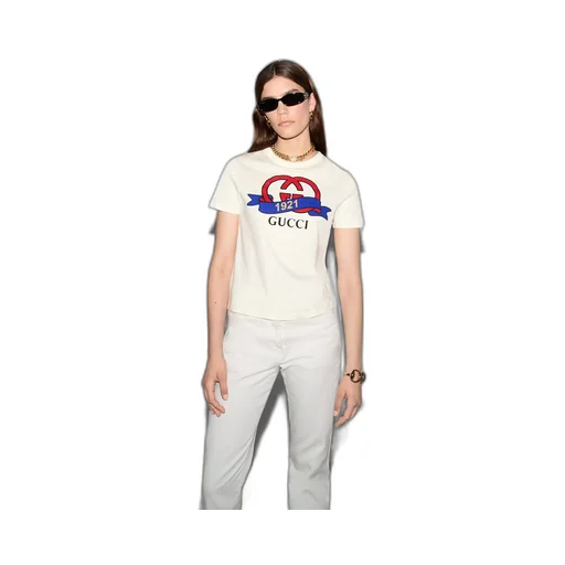 Interlocking G 1921 Gucci cotton T-shirt