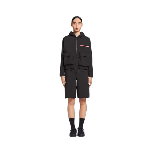 Technical fabric cargo jacket