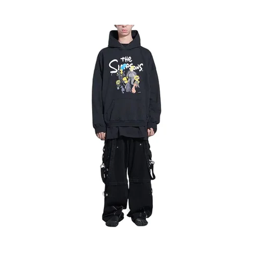 Balenciaga x THE SIMPSONS Cotton Hoodie Wide Fit