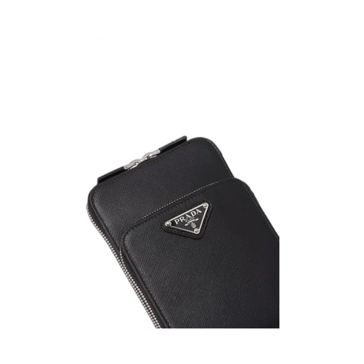 Saffiano leather smartphone case