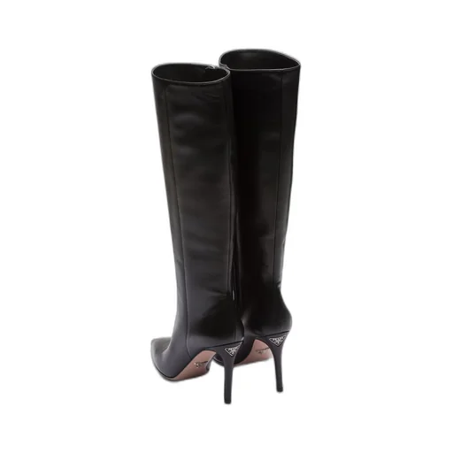 Nappa leather boots