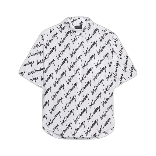 Allover Scribble Short Sleeve Shirt
