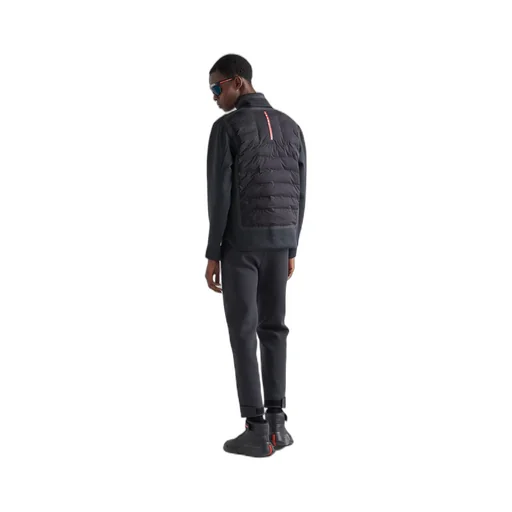 Padded recycled double jersey jacket