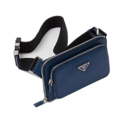 Saffiano leather belt bag