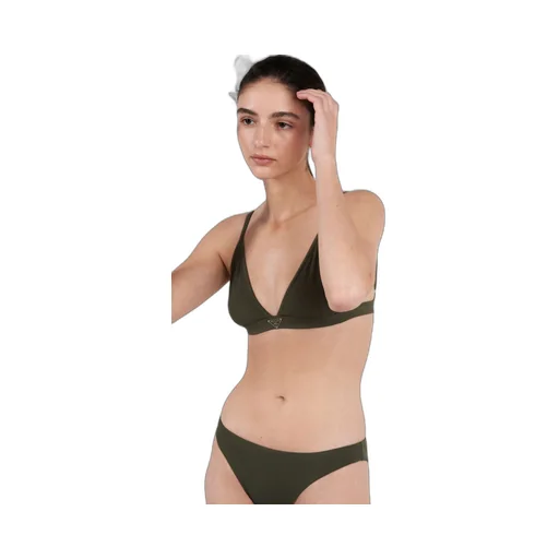 Ribbed knit bikini bottom