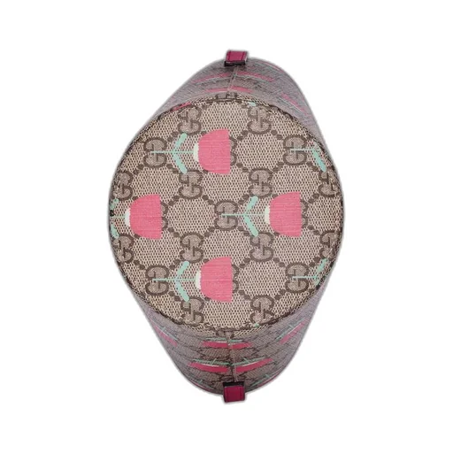 Children's printed GG bucket bag