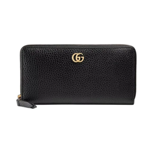 Leather zip around wallet