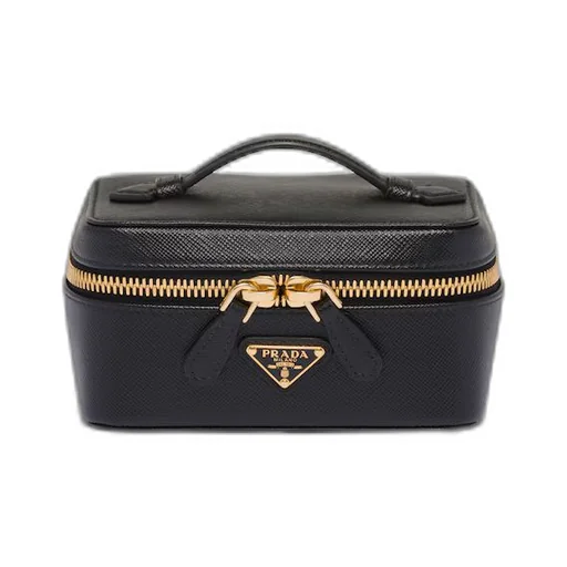 Saffiano leather beauty case