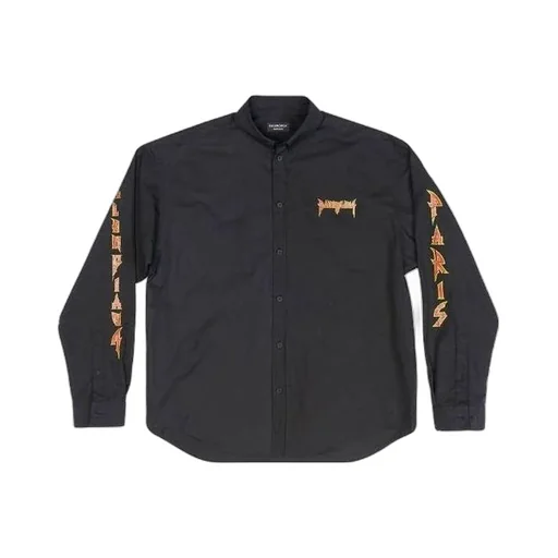 Metallica Long Sleeve Shirt Oversized Fit