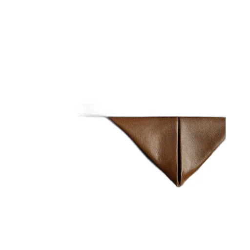 Vintage-Effect Leather Trousers