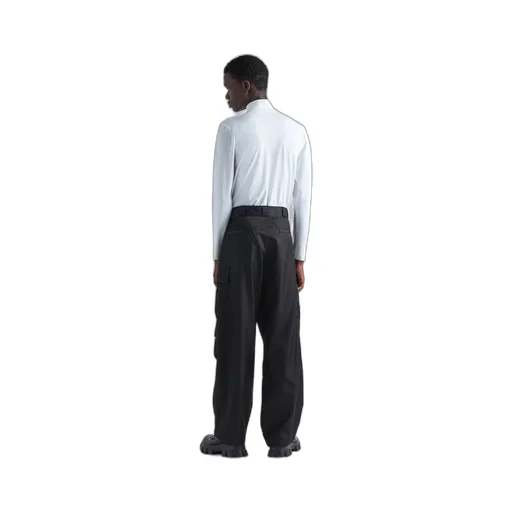 Stretch cotton turtleneck