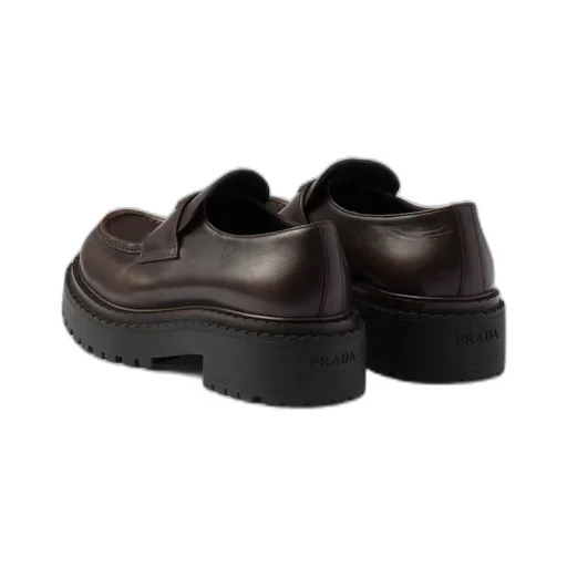 Leather loafers