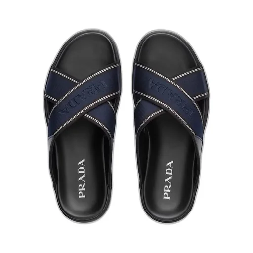 Leather and Re-Nylon sandals