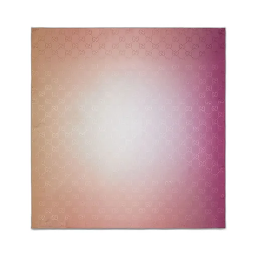 GG silk jacquard scarf