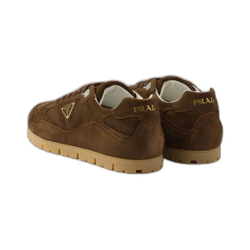 Trail faded suede sneakers