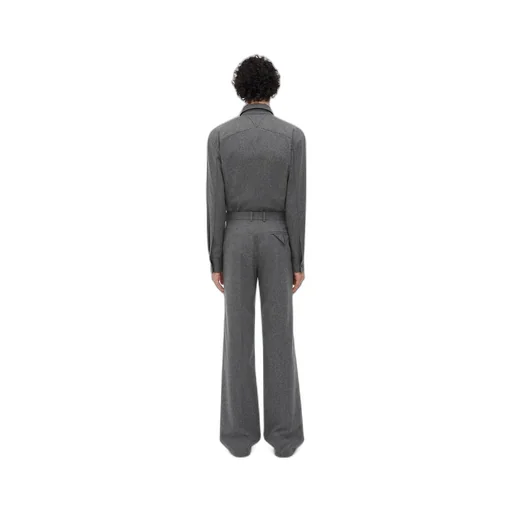 Light Wool Flannel Trousers