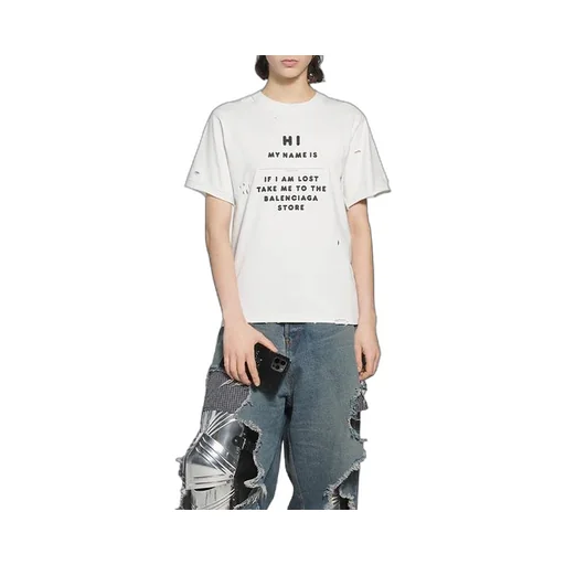 HI MY NAME IS Print T-Shirt