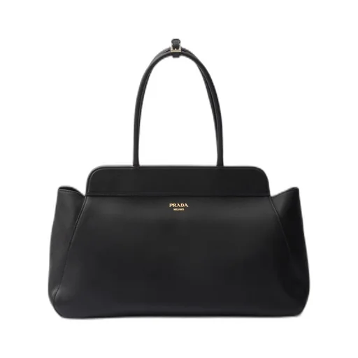 Large leather tote bag