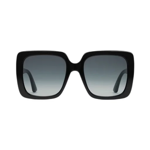 Rectangular-frame acetate sunglasses