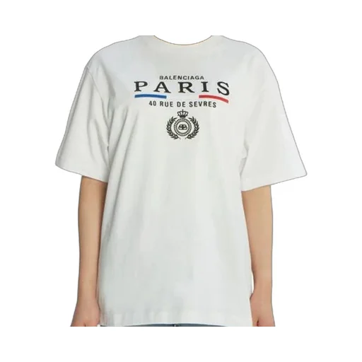 Crown Logo Alphabet Printing T-Shirt