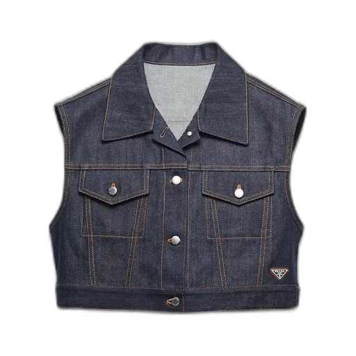 Selvedge denim vest