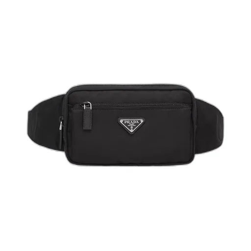 Re-Nylon and Saffiano leather belt bag