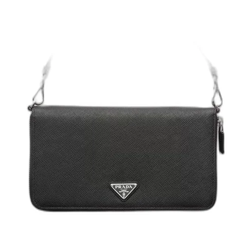 Saffiano leather document holder