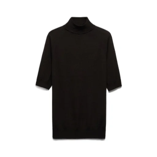 Cashmere and silk turtleneck