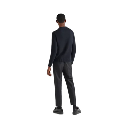 Wool and cashmere crew-neck sweater