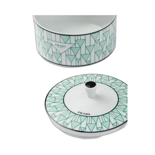 Porcelain box - Vienna Green