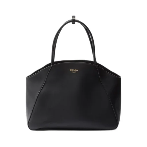 Large leather tote bag