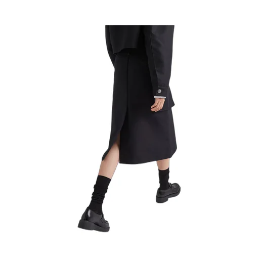 Technical canvas skirt