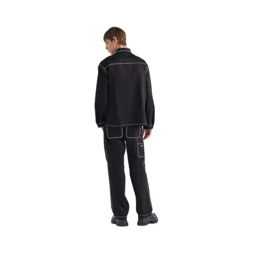 Stretch cotton pants