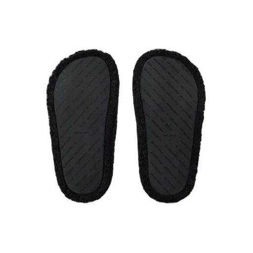 Furry Platform Sandal