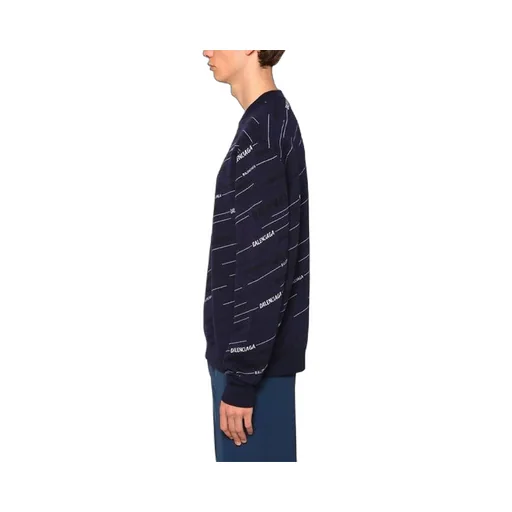Alphabet Logo Round Neck Knit Top
