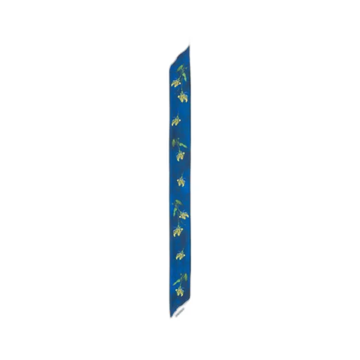 Printed silk twill scarf