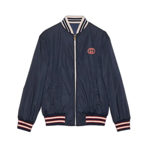 Reversible nylon canvas jacket
