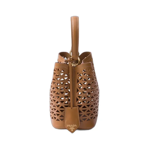 Prada Panier leather mini-bag with cut-out motif