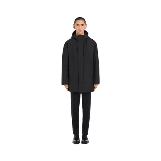 Technical fabric down coat