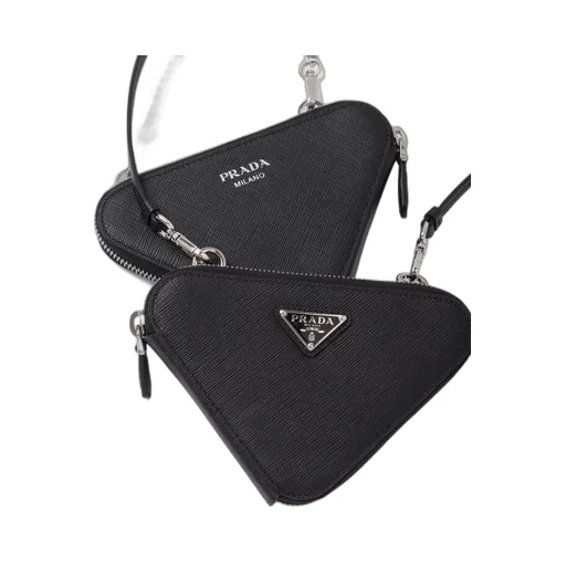 Saffiano leather mini pouch