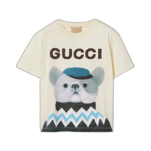 Children's printed cotton T-shirt