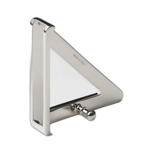 Enameled metal belt buckle